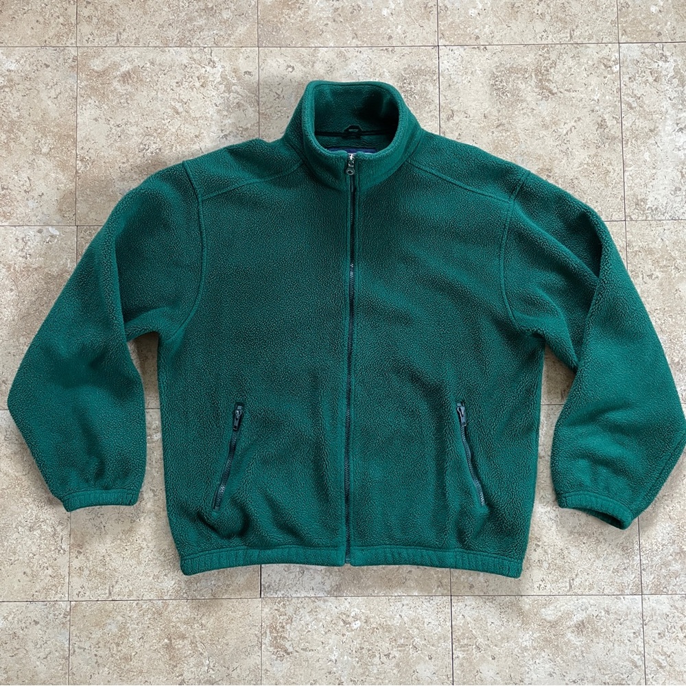 Vintage Lands End Polartec full zip fleece